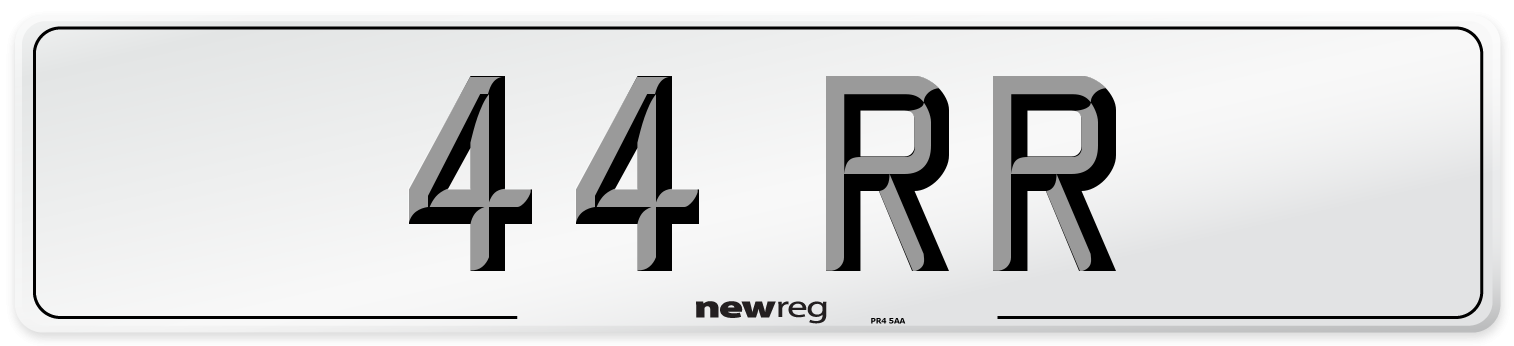 44 RR Number Plate from New Reg